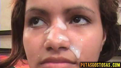 Tinka παίρνει σπέρμα στο πρόσωπό της μετά από πρωκτικό σεξ